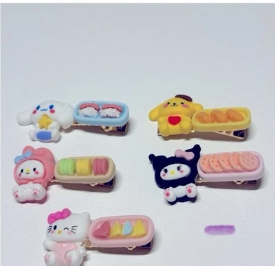 Sanrio NUEVO Pinzas para el cabello Hello Kitty 5 piezas Accesorio para el cabello HELLO KITTY & Friends Foto 1 de 4