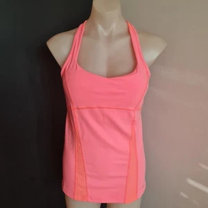Women's size L 'LORNA JANE' Gorgeous racerback tank with inbuilt sports bra -EUC - Picture 1 of 5