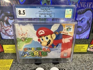1996 N64 Super Mario 64 Graded CGC 8.5 CIB Red Label FIRST PRINT No WATA VGA - Bild 1 von 10