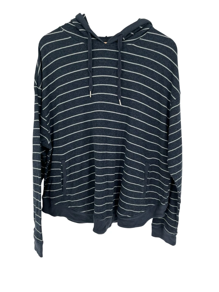Koolaburra Uggs Hoodie Women's Size 2X Navy Striped Sweater Sweatshirt Plus - Image 1 of 4