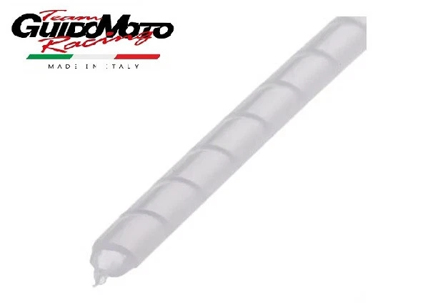 TUBO SPIRALE Ø 11 X 9 TRASPARENTE AVVOLGICAVO FRENO FRIZIONE MOTOCICLI 500061A - Immagine 1 di 1
