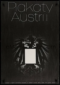 Jahrgang 1971 PLAKATY AUSTRII (Plakate of Austria) Ausstellungsplakat Wappen - Bild 1 von 4