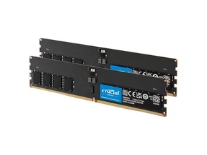 Crucial 64GB (2 x 32GB) 288-Pin PC RAM DDR5 6400 (PC5 51200) Desktop Memory - Picture 1 of 5