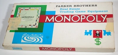 Monopoly No. 9 Juego de Mesa Parker Brothers Hecho en USA Vintage 1975 Retro Foto 1 de 4