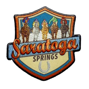 Saratoga Springs Pferderennen Aufnäher - Bild 1 von 2