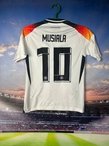 Musiala Germany Jersey Home Football Soccer Shirt Adidas Young Size S 9-10YRS - Picture 1 of 11