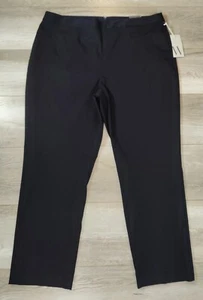 Worthington Damenhose Größe 18 (39 x 26 schwarz spitz zulaufend Stretch Reißverschlusstaschen hinten neu mit Etikett - Bild 1 von 17
