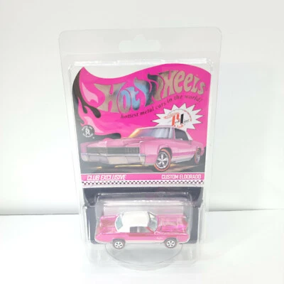 Hot Wheels 2021 Exclusivo RLC Personalizado Cadillac El Dorado Rosa Blanco EN MANO NUEVO Foto 1 de 4
