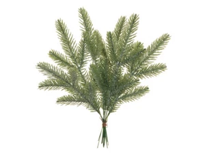 Ramo Pino Ghiacciato Pz 6 Decorazione Natale - Imagen 1 de 1