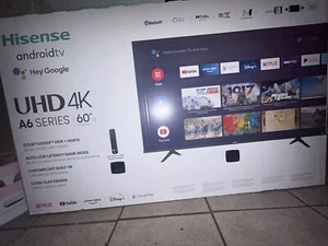 Hisense 60AG6 For Parts Only! Was New Opened 1st Time 3 Days Ago & Screen Broken - Picture 1 of 2