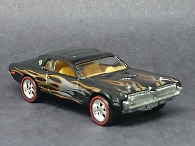 Hot Wheels Larry's Garage 68 Mercury Cougar Chase Black Real Riders Edición Limitada Foto 1 de 4