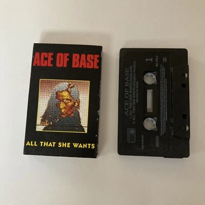 Ace Of Base, All That She Wants Cassette Tape single (Metronome, 1992) Synth-Pop - Image 1 of 2