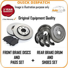 18934 FRONT BRAKE DISCS & PADS AND REAR DRUMS & SHOES FOR VOLKSWAGEN GOLF 1.6 GT