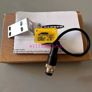 For BANNER Q12AB6FF50Q5 Photoelectric Sensor Switch 10-30VDC 200mA 4-Pins - Picture 1 of 3