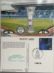Leeds United v Roma UEFA Cup 2000 Postcard
