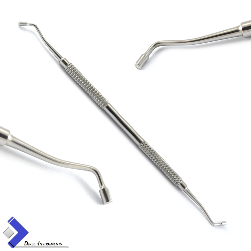 MEDENTRA Dental Amalgam Plugger Plastic Filling Instruments 723-4 Double Ended Hand Tools