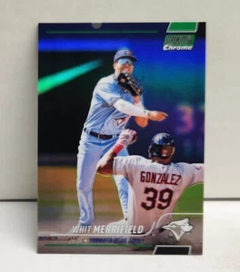 WHIT MERRIFIELD 2022 Stadium Club Chrome GREEN REFRACTOR ~ #'d /99 ~ ROYALS - Picture 1 of 2