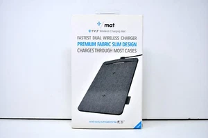 Tapis de charge double chargeur sans fil Tylt Fast Charge - Gris - Photo 1 sur 4