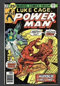 Luke Cage, Power Man #34 Marvel Comics 1976 VF/NM Netflix TV Higher Grade Copy - Picture 1 of 2