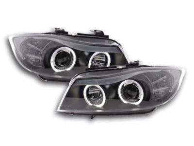 2 FEUX PHARE AVANT ANGEL EYES LED BLANC BMW SERIE 3 E90 E91 PHASE 1 - Bild 1 von 2