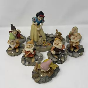 Rare Disney Classic Snow White & 7 Dwarfs Arden Sculptures - Christopher Holt - Picture 1 of 11