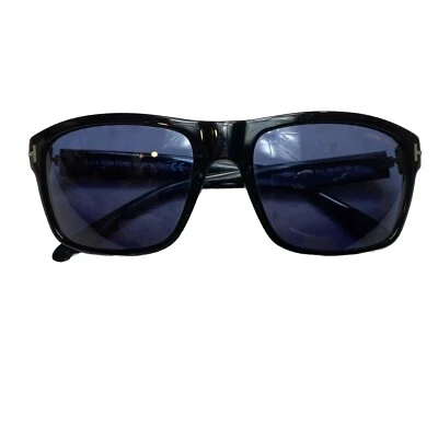 TOM FORD Sunglasses TF678 01V August Black 58-18-135 Polarized Gray Frames Only - Image 1 of 4