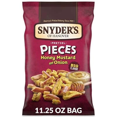 Snyder's of Hanover Pretzel Pieces, Honey Mustard and Onion, 11.25 Oz, Free Ship - Image 1 of 4