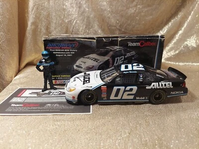 2001 Team Caliber Ryan Newman #02 Rookie Nascar BGN Win 1:24 - Factory Autograph - Image 1 of 4