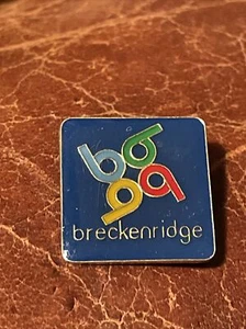 BRECKENRIDGE COLORADO Skiing Ski Pin Badge Resort Souvenir Travel Lapel - Picture 1 of 2