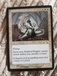 1x MTG Magic The Gathering TCG Exalted Dragon - Rare - Exodus - Bild 1 von 1
