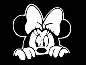 Minnie Mouse Disney Vinyl Decal Car Truck Window Sticker CHOOSE SIZE COLOR - Picture 1 of 1