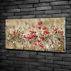 Glas-Bild Wandbilder Druck auf Glas 100x50 Deko Blumen & Pflanzen Mohnblumen