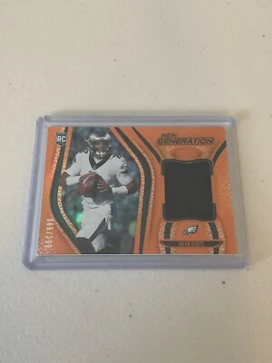 2020 Panini Certified - Jalen Hurts RC - New Generation Rookie Patch Orange /299 - Image 1 of 4
