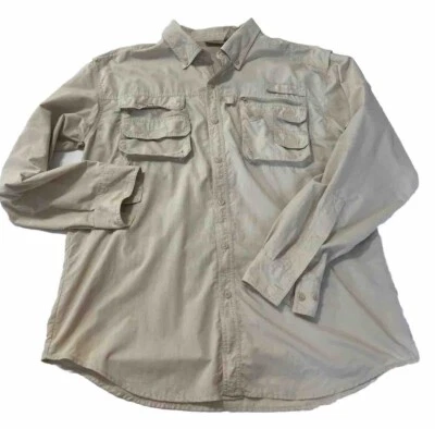 Islamorada Flats By Quest Vented Shirt Mens Large Fishing Hunting Hiking - Image 1 of 4