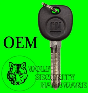 Transpondeur à puce électronique logo GM OEM Circle Plus clé vierge 5928819 - Photo 1/2
