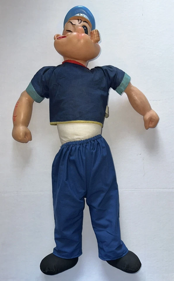 Muñeca Popeye de colección Gund Mfg King característica NY Foto 1 de 4