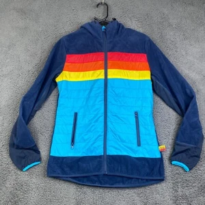 Yo Colorado Momentum Fader Fleece Jacket Womens Rainbow Colorful Medium - Picture 1 of 11