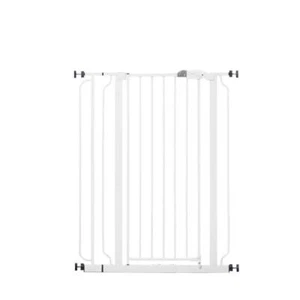 Regalo Walk-Through Doorway Gate White Metal Easy Step Extra Tall 36 in. Height - Picture 1 of 4