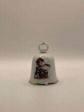 M J Hummel Germany Bell ornament porcelain collection Red Handkerchief lamb
