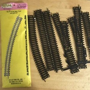 Vintage Zug Modell ATLAS HO Scale 18" Radius Track #33 Snap Track 6 Sect US + More - Bild 1 von 12