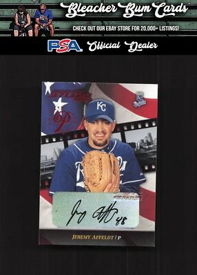 2002 Donruss Studio 28 Jeremy Affeldt Private Signings Auto /250 - Image 1 of 2