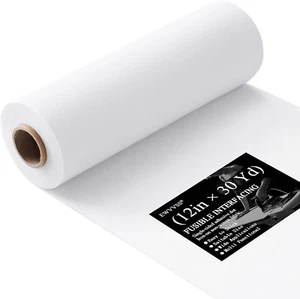 Medium Weight 12"X 30 Yards Fusible Interfacing Sewing Iron-On Non-Woven Fabric - Picture 1 of 6