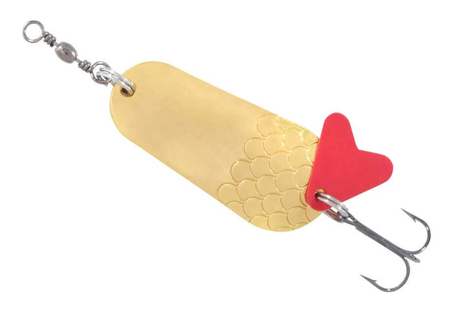 Balzer Colonel Classic Blinker CURVY Gold 6g 16g 22g 30g Effzett FZ Form NEW - Bild 1 von 1