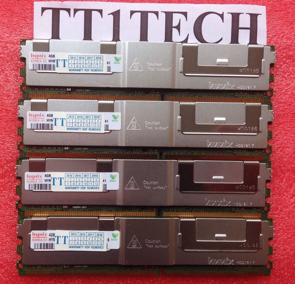 NEW 16GB 4@4GB DDR2  FB DIMMs Ram Fit Apple Mac Pro A1186 MA356LL/A 1 YEAR  WARR - Image 1 of 1