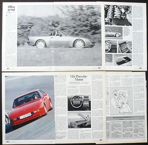 Literatur Reports Publicité Porsche 944 u.a. Cabrio - Bild 1 von 2
