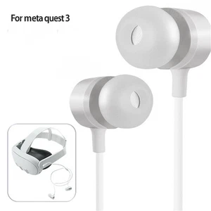 3.5mm Headphones for Oculus Quest 2/3 VR Earphones In-Ear Earbuds Accessories - Picture 1 of 15