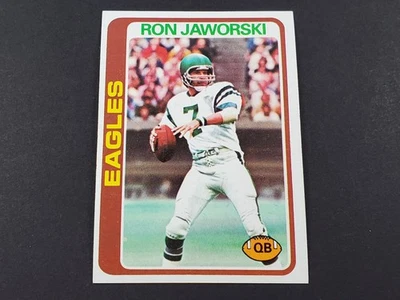 1978 TOPPS FOOTBALL #449 RON JAWORSKI HIGH GRADE NR MINT + BEAUTIFUL - Image 1 of 3