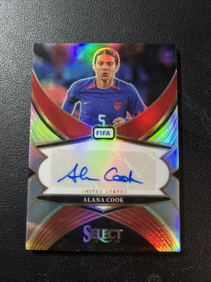2024-25 Panini Select FIFA Alana Cook Signatures Auto #SS-AC USWNT - Image 1 of 1