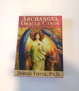 Cartas Oráculo Arcángel -Doreen Virtue - Una baraja de 45 cartas + guía - 2004 completa - Imagen 1 de 6
