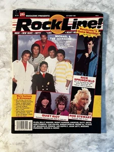 Rockline Magazine. Oct. 1984 - Duran Duran, Prince, Michael Jackson. Complete. - Picture 1 of 13
